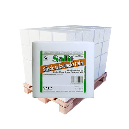 Salit Siedesalz-Leckstein: 10kg Stein | Palette