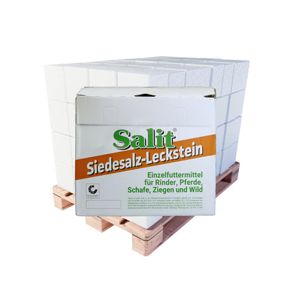 Salit Siedesalz-Leckstein: 5kg Stein | Karton | Palette