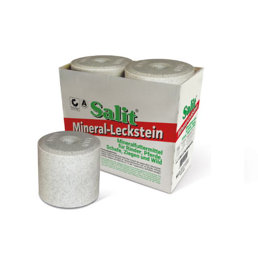 Salit® Mineral-Leckstein; rund; 4x5kg; Karton