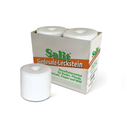 Salit® Siedesalz-Leckstein; rund; 4x5kg; Karton