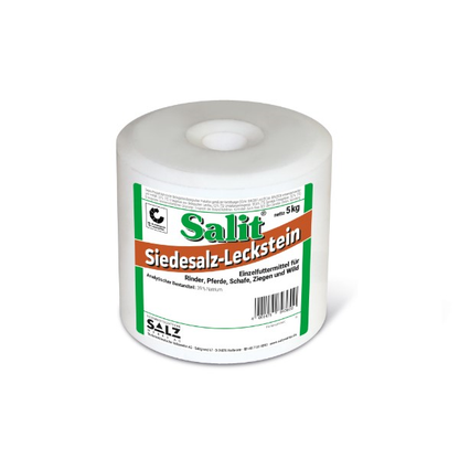 Salit® Siedesalz-Leckstein; rund; 5kg