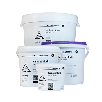 Kaliumchlorid 96% - Industriequalität für Bohrtechnik + Galvanik + Chemie