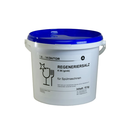 Regeneriersalz für Spülmaschinen – grobkörnig: 10kg Eimer
