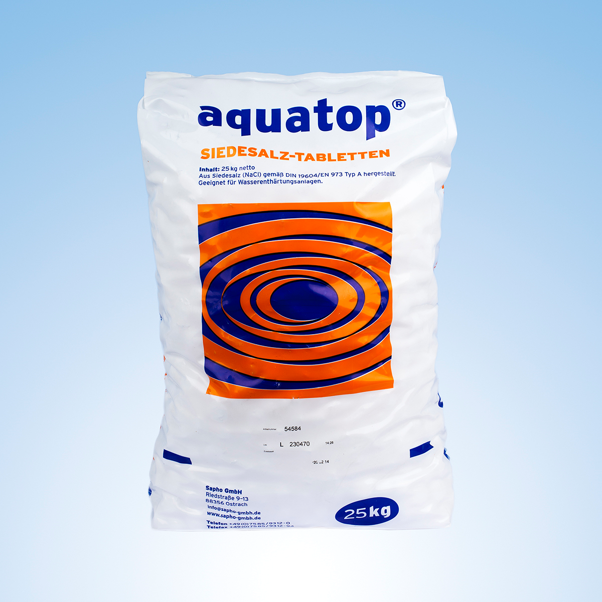 Aquatop® Siedesalztabletten; 25kg; Sack