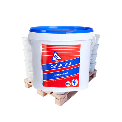 Quick Tau Auftausalz – für einfache Anwendung: 10kg Eimer | Palette