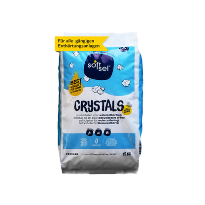 SOFT SEL Zoutman Regeneriersalz Crystals: 15kg Sack | Palette