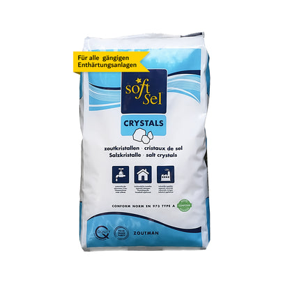 SOFT SEL Zoutman Regeneriersalz Crystals: 25kg Sack | Palette