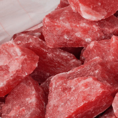 Natursalzleckstein Rot - gebrochen: 25kg Sack