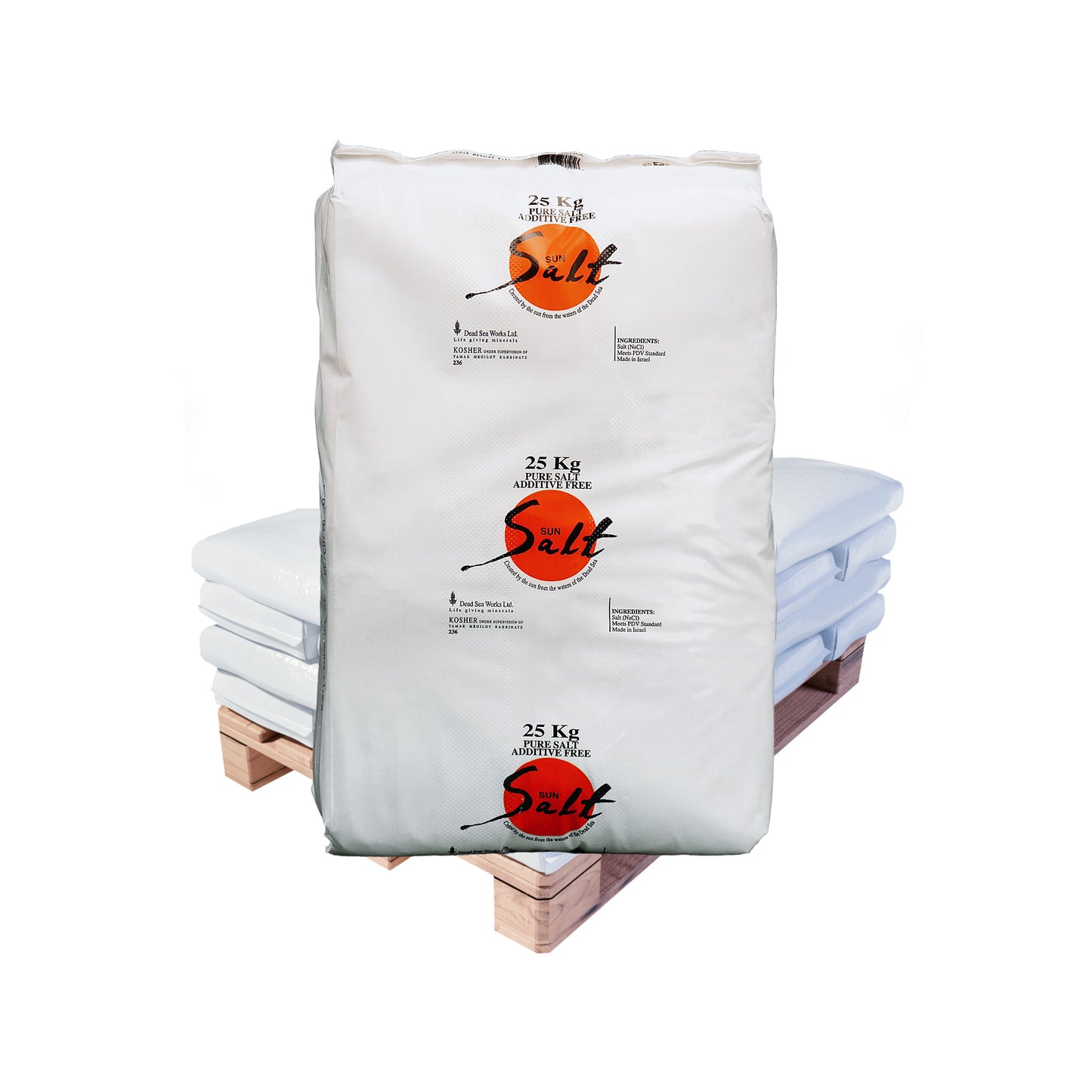Sun Salt feine Speisesalz – ohne Trennmittel (Totes Meer): 25kg Sack | Palette