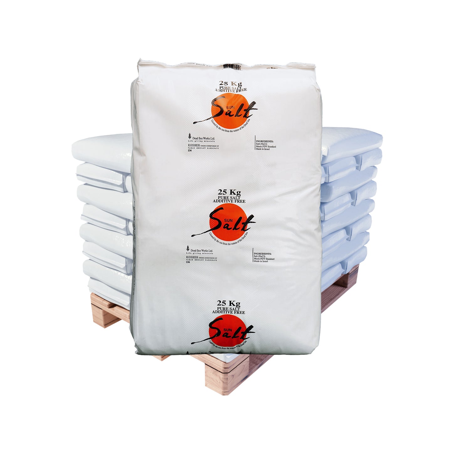 Sun Salt feine Speisesalz – ohne Trennmittel (Totes Meer): 25kg Sack | Palette