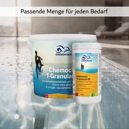 CHEMOFORM Chemoclor T‑Granulat 65 – Chlorgranulat 1kg | 5kg