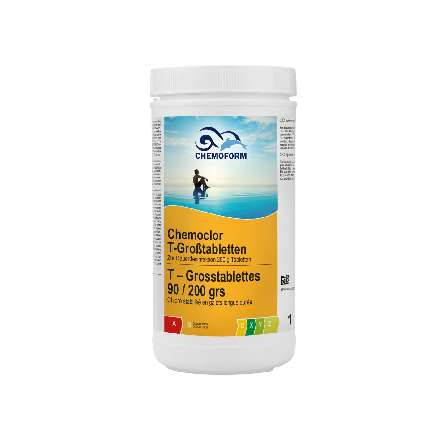 CHEMOFORM Chemoclor T-Großtabletten 200 g – Chlor-Tabletten