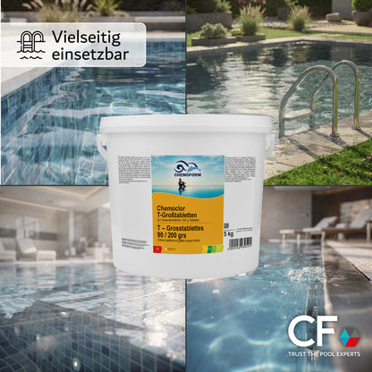 CHEMOFORM Chemoclor T-Großtabletten 200 g – Chlor-Tabletten