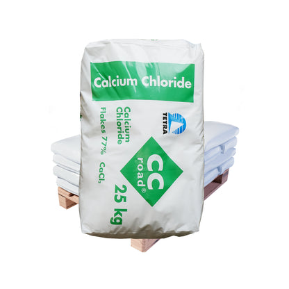 TETRA Calciumchlorid road – Schuppen 77 %: 25kg Sack | Palette