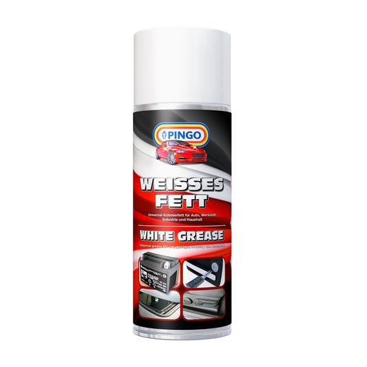 PINGO Weisses Fett: Universelles Schmierfett-Spray für Werkstatt, Industrie und Haushalt