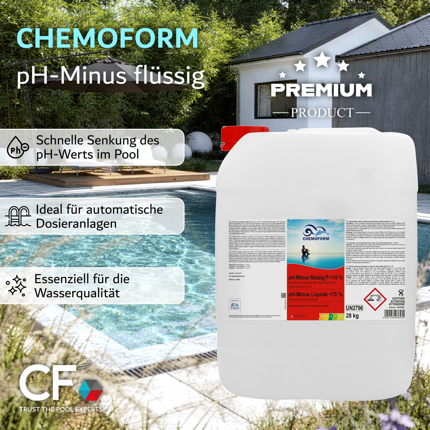 CHEMOFORM pH-Minus – flüssig