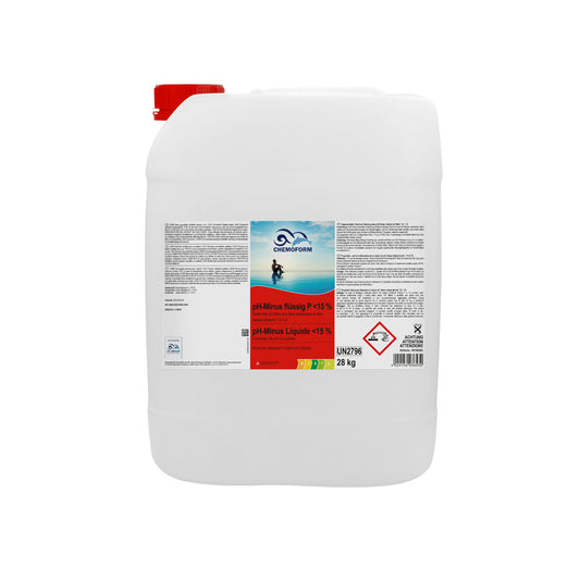 CHEMOFORM pH-Minus – flüssig: 28kg Kanister