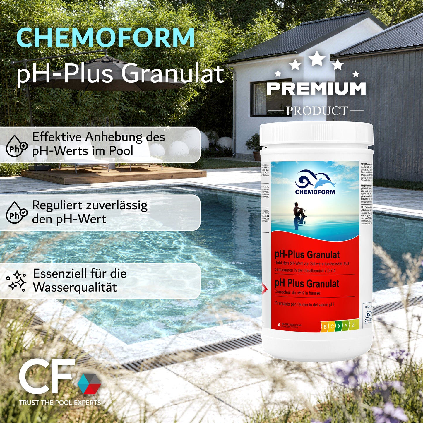 CHEMOFORM pH-Plus Granulat